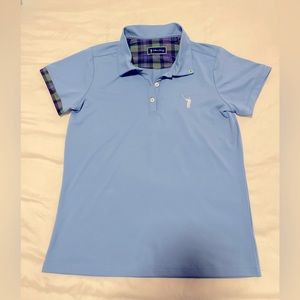 ⛳️🦫 William Murray Golf Murray Classic Polo in Carolina Blue